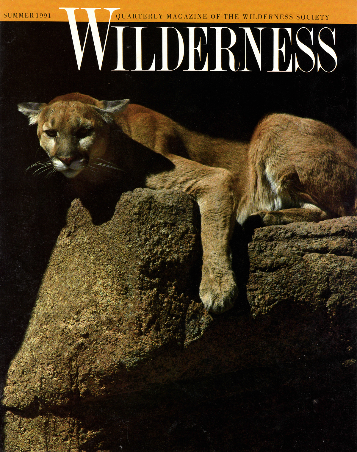 Cover of Wilderness Magazine, Summer, 1991