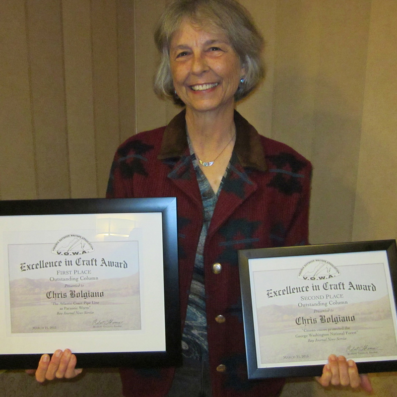 Featured: Chris with Outdoor Writers Association Awards - 2015